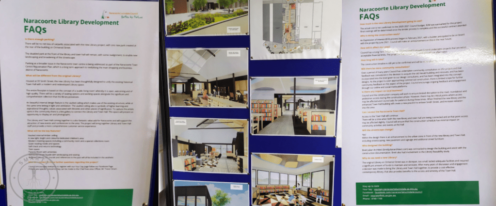 information on the Naracoorte Public Library Redevelopment